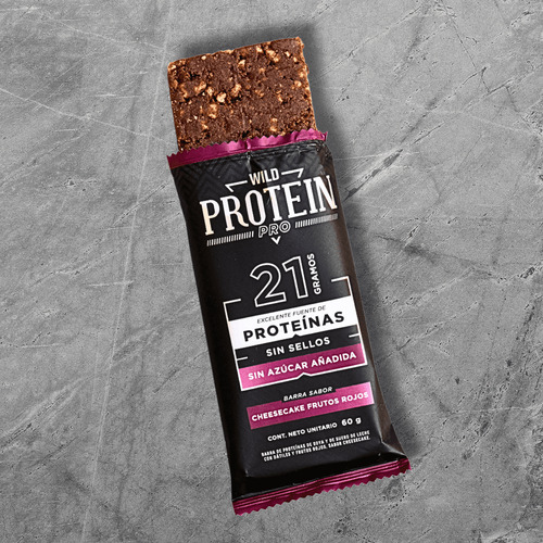 Wild Protein Pro Cheesecake Frutos Rojos 10uni