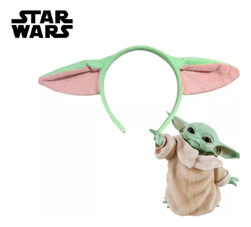 Nuevo 1 Pieza De Grogu Diadema Mandalorian Star Wars Baby (Usado)