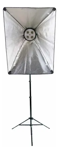 Kit Iluminacion Con Bombillos Tripode+ Softbox+ Socket X4