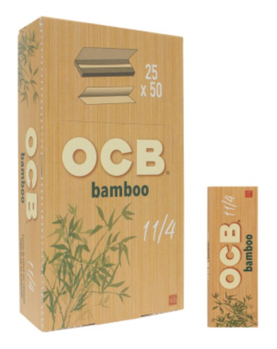 Papelillo Bamboo Display 25u Ocb