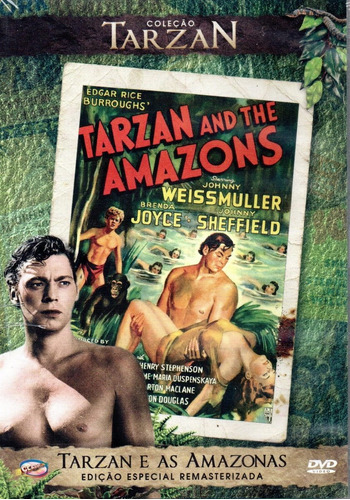 Dvd Tarzan E As Amazonas Com Johnny Weissmuller 1945