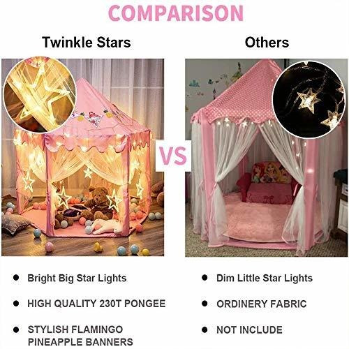 Twinkle Star - Tienda De Campaña De Princesa Con 138 Luces