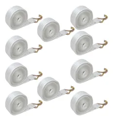 Comprar Kit 10 Cinta Catraca Amarracao 10 Ton 9 Metros Gancho J no Mercado Livre