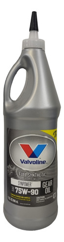 Aceite Valvoline 75w90 Full Sintético Para Caja Sincronicas