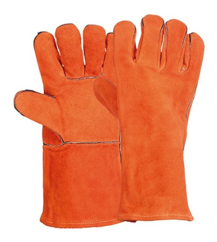 Guantes Para Soldador Carnaza Proteccion Trabajo Industrial