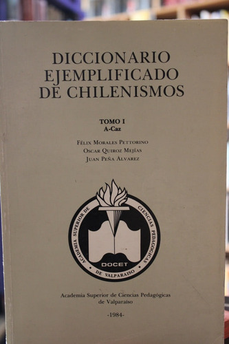 Diccionario Ejemplificado De Chilenismos Y De Otros Usos Dif