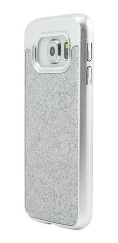 . Funda Prodigee Sparkle Para Samsung S6 Plata