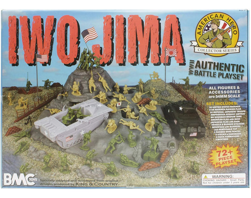 Bmc Ww2 Iwo Jima Plastic Army Men - Isla, Tanks Soldados 72