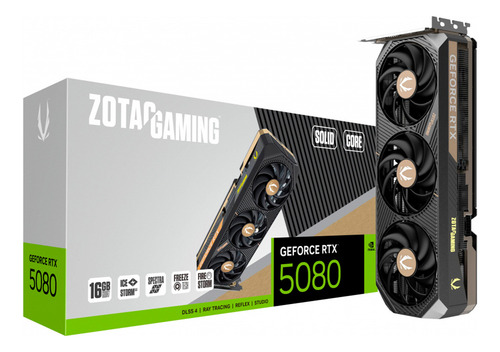 Tarjeta De Video Zotac Rtx 5080 Solid Core 16gb Gddr7
