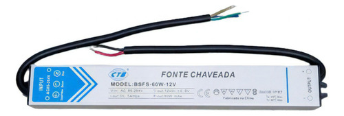 Fonte Blindada 5.0a 60w Ip67 12v