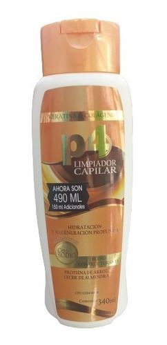 Shampoo Keratina Y Colageno P4 490ml