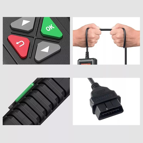 Lector De Códigos Portugueses Del Escáner Automotriz Obd2