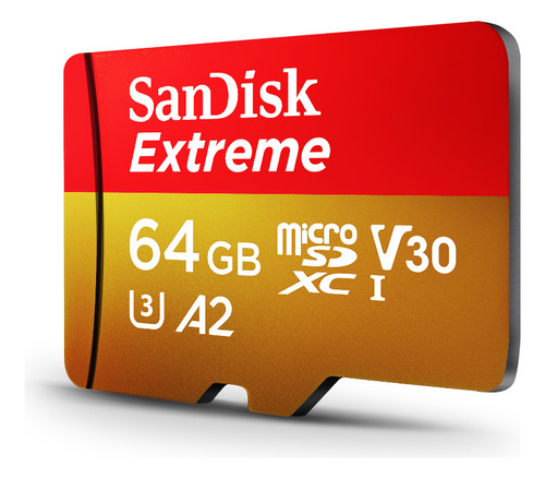 Tarjeta De Memoria Sandisk Micro Sd 64g 170 Mb/s Sdxc A2 U3