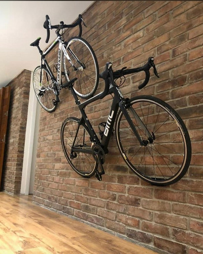 Imagem 9 de 10 de Suporte De Parede P. Bicicleta + Suporte P Capacete Ciclismo