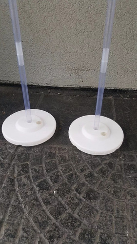 Pack 4 Bases Pilar + 16 Tubos De 30cms, Decoradores Globos