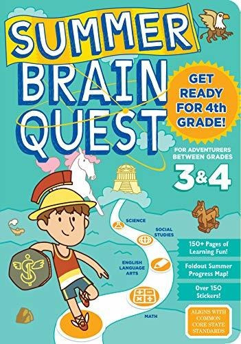 Book : Summer Brain Quest Between Grades 3 And 4 - Workman.