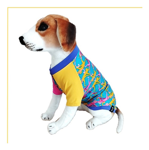 Roupa Roupinha Camiseta Pet Proteção Uv Uva E Uvb Tam. P