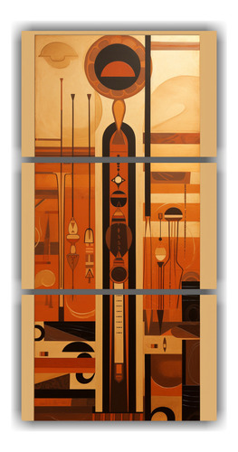 120x240cm Cuadros Abstractos: Reinterpretación Arte Egipcio