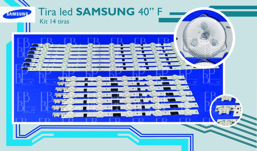 Kit Tiras De Leds Compatibles Con: Un40f5500 (14pzs)