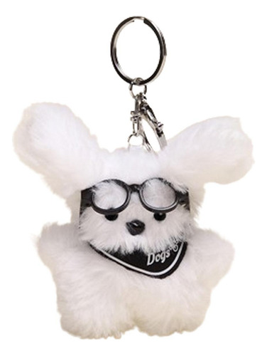 - Llavero De Felpa Con Gafas Para Cachorro, Regalo B