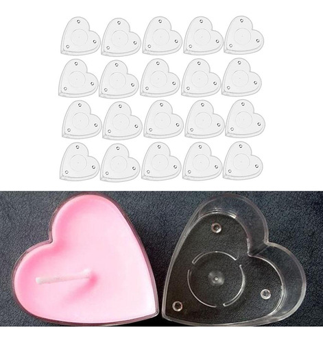 Recipiente De De Vela Transparente Vasos De Vela De 2 Piezas