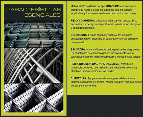 Imagen 7 de 10 de Malla Job Shop Negra 25 X 25 X 2,6 Mm En Hojas De 1,2 X 3 Mt
