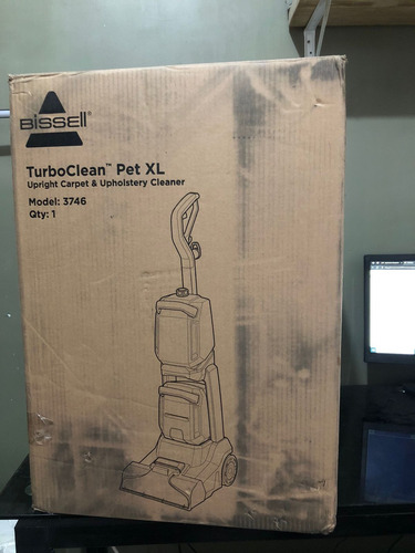 Aspiradora Limpiador De Alfombras Turboclean Pet Xl Bissell Negro
