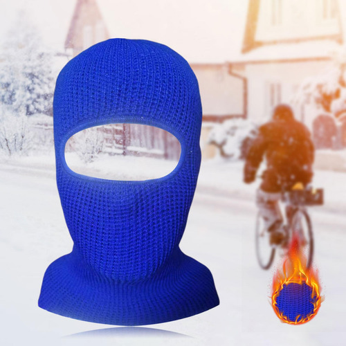 Máscara Facial Para Motocicleta, Casco Térmico Para Azul