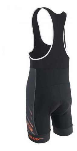 Imagem 2 de 2 de Bretelle Ciclismo Tsw Sunny Ride Line Bike Preto Laranja