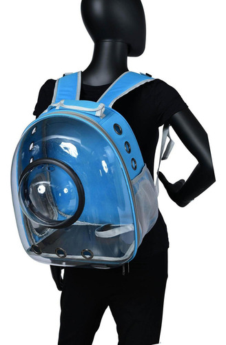 Bolsa Mochila Pet Joy Com Visor Poliéster Santino