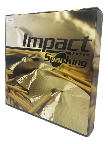 Kit Pratos Para Bateria B10 14/16/18/20 Bag Spanking Finest Cor Bronze
