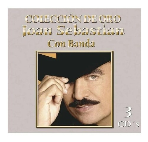 Coleccion De Oro Joan Sebastian Con Banda 3 Cd's