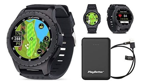Skycaddie Lx5 Gps Golf Watch Power Bundle | Con Cargador