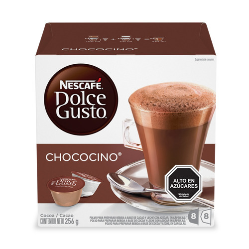 Imagen 1 de 1 de Chocolate chococcino en cápsula Nescafé Dolce Gusto