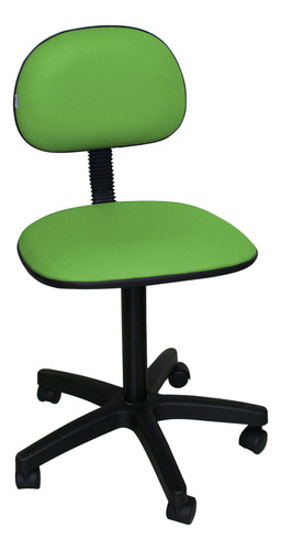 Cadeira Secretária Verde | Base Giratória | Montagem Fácil