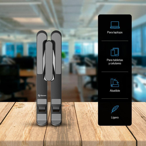 Imagen 3 de 10 de Stand Para Laptop, Tableta Y Celular Com-079
