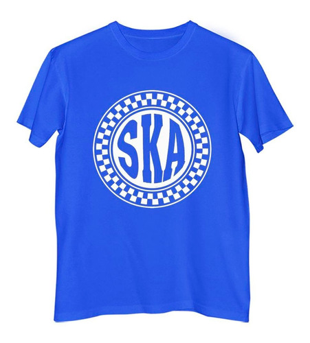 Remera Hombre Color Ska Logo Circular Musica Baile Style M2