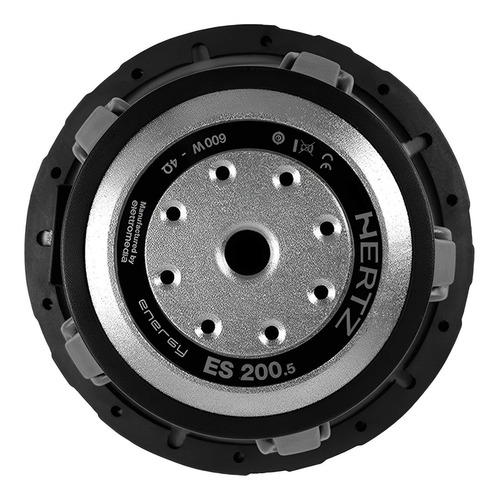 Subwoofer 8 Polegadas 600w Rms Linha Energy - Hertz Es 200 Cor Preto