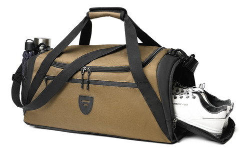 Bolsas Gimnasio A-td-005-marrón Compartimento Zapatos Mmg