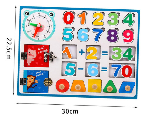 Tablero De Aprendizaje Para Niños, Habilidades Motoras Para
