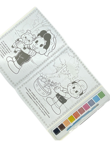 Turma Do Chico Bento Livro Para Pintar Com Aquarela: Não Aplica, De On Line Editora. Possui, Vol. Na. Editorial On Line Editora, Capa Mole, Edição 8 Em Português, 2022