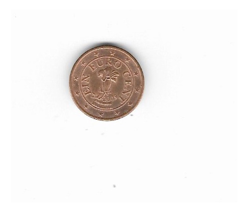 Ltc465 Coleccionable 1 Centavo Euro De Austria Del 2009.