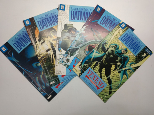 Coleção 5 Hq Um Conto De Batman Veneno Ano 1992 Denny O'neil Editora Abril 16268 (Usado)