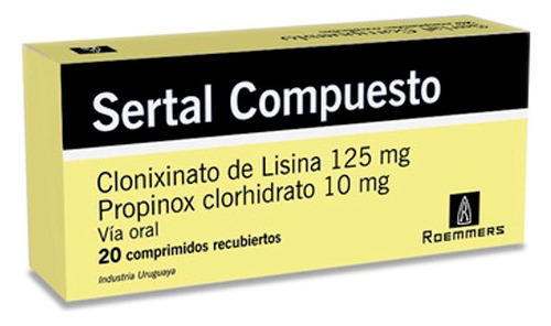 Sertal® Compuesto X 20 Comprimidos - Roemmers