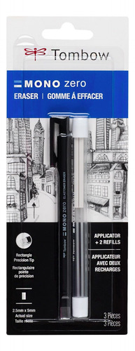 Punta De Precisión Eraser Tombow Mono Zero Rectangle De 2,5