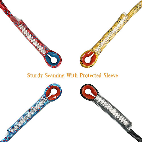 Cuerda Estática Para Escalada Aoneky 10 Mm Incendio Negro 2