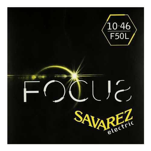 Encordoamento Guitarra .010-.046 Leve Savarez Focus F50l