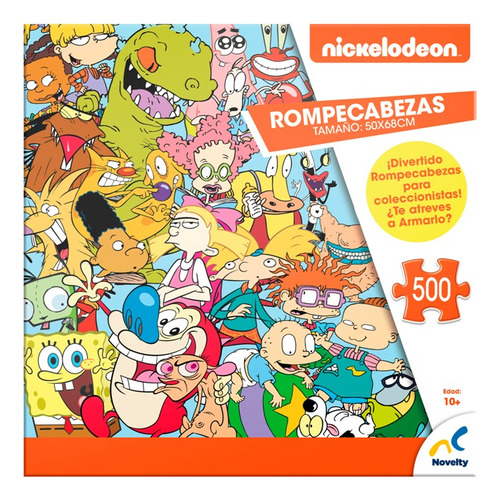 Rompecabezas, Tamaño Poster, Mejores Recuerdos Nickelodeon.