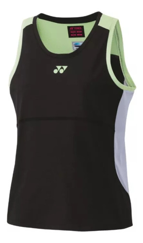 Tank Top Tennis Yonex Pro Negro Mujer 20766ex-007