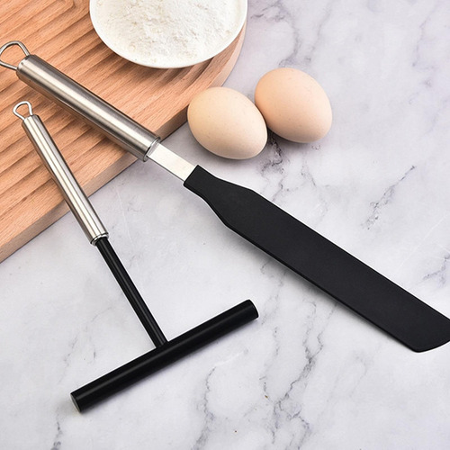 Qw Juego De Esparcidor De Crepé Y Espátula, Pala De Cocina